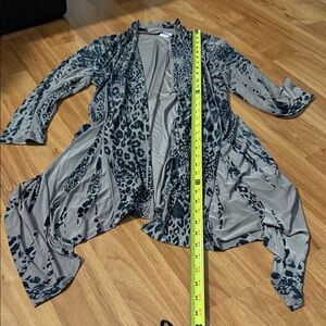 Tan Leopard Print Women's duster